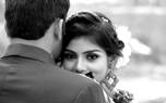Bride's calm moment