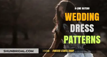 Bateau Necklines: A-Line Wedding Dress Patterns for Brides
