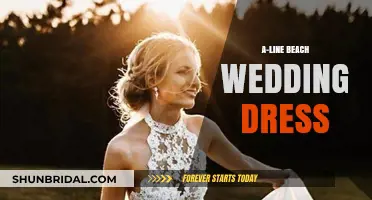 The Perfect A-Line Beach Wedding Dress for Your Special Day