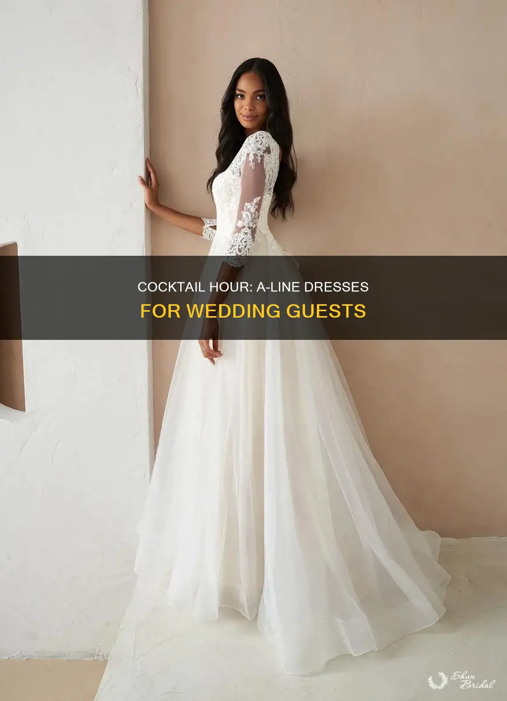 a-line cocktail dress for wedding