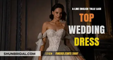 The Perfect English Tulle A-Line Gown for Your Big Day