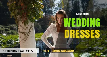 Trendy A-Line Wedding Dresses for Girls