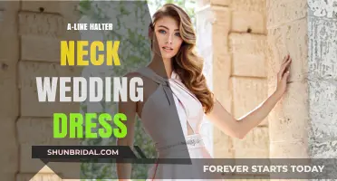Halter Necklines: A-Line Wedding Dresses for the Modern Bride