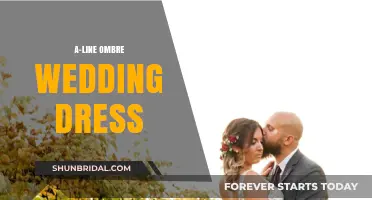 Ombre A-Line Wedding Dresses: A Unique Style Statement