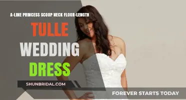 Princessly Perfect: Scoop Neck A-Line Tulle Gown
