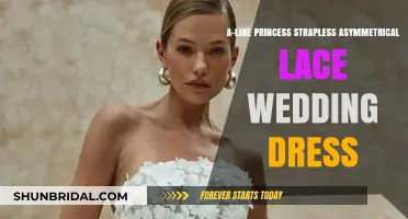 Strapless Asymmetrical Lace Wedding Dresses for Your Inner Princess