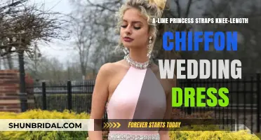 Chiffon Princess: Straps, A-Line, and Knee-Length Perfection