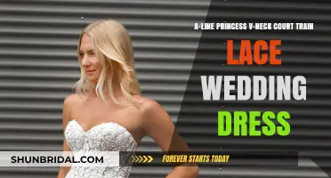 V-Neck Wedding Dresses: A-Line Princess Lace Dreams