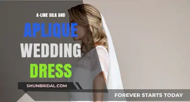 The Perfect A-Line: Silk and Appliqué Wedding Dresses