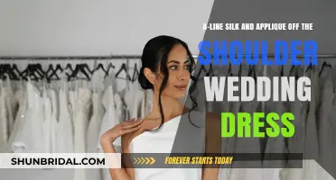 The Perfect Bridal Gown: A-Line Silk with Appliqué Detail