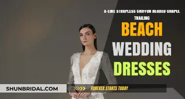 Chiffon Beach Wedding Dresses: Strapless, Beaded, and A-Line