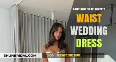 The Perfect Sweetheart Wedding Dress: A-Line Dropped Waist Style
