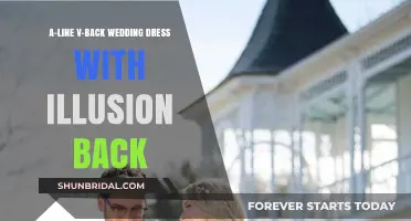 The Perfect Illusion: A-Line V-Back Wedding Dresses