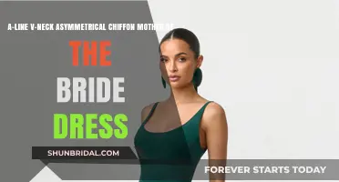 Elegant A-Line V-Neck Asymmetrical Chiffon Mother of the Bride Dress