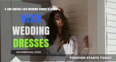 Vintage A-Line Wedding Gowns: Lace, Illusion, and Necklines