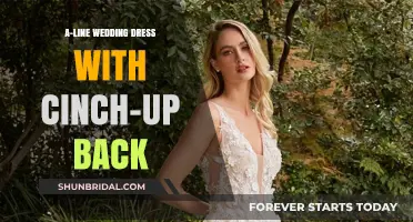 A-line Wedding Dresses: Cinch-up Backs for a Perfect Fit