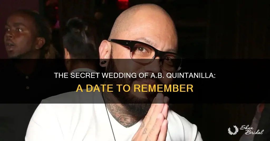 a. b. quintanilla wedding date