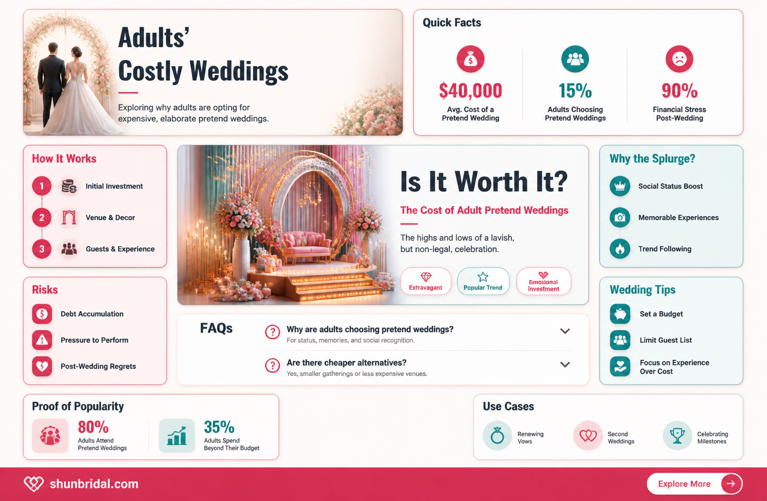 are adults having pretend weddings they spend thousands on