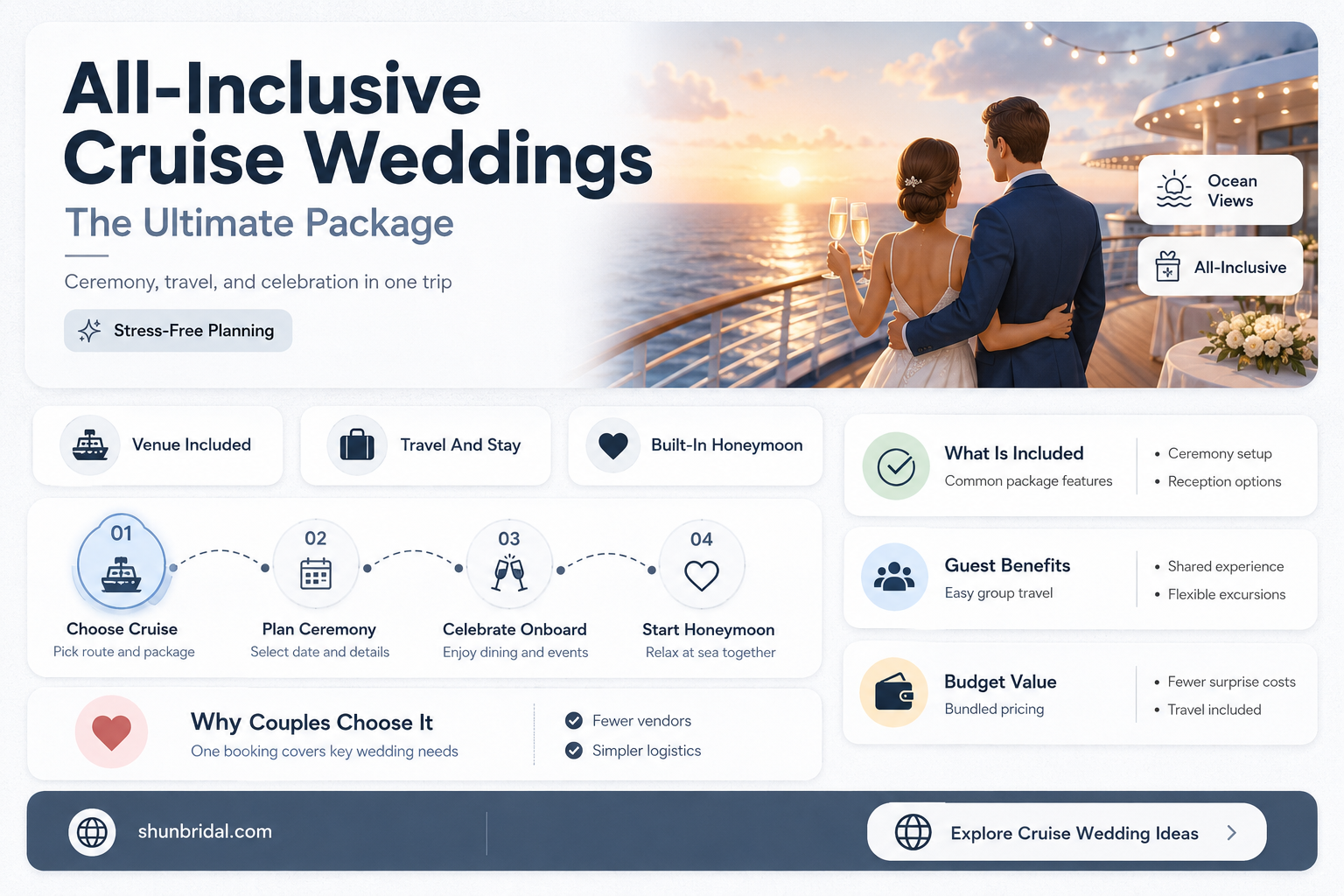 are there all inclusive cruise weddings
