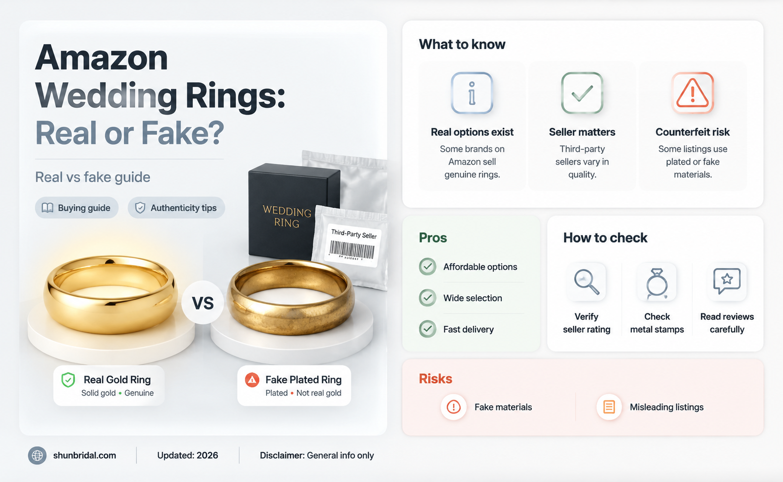 are the wedding rings on amazon real