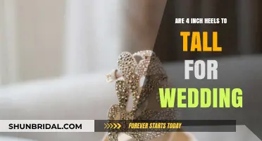 Heel Height for Weddings: Are 4 Inches Too Tall?