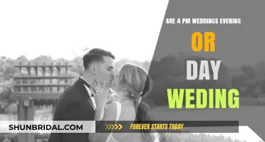 4 PM Weddings: Evening Elegance or Daytime Delight? Decoding the Timing