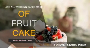 Wedding Cakes: Beyond Fruit Cake Flavors