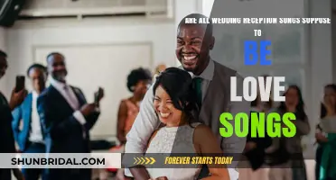 Wedding Reception Songs: Love Songs or Not?