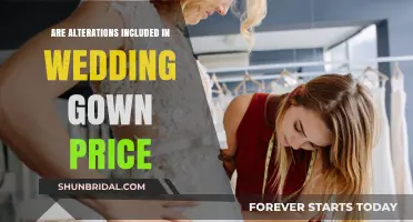 Wedding Gown Pricing: Do Alterations Come Included or Cost Extra?