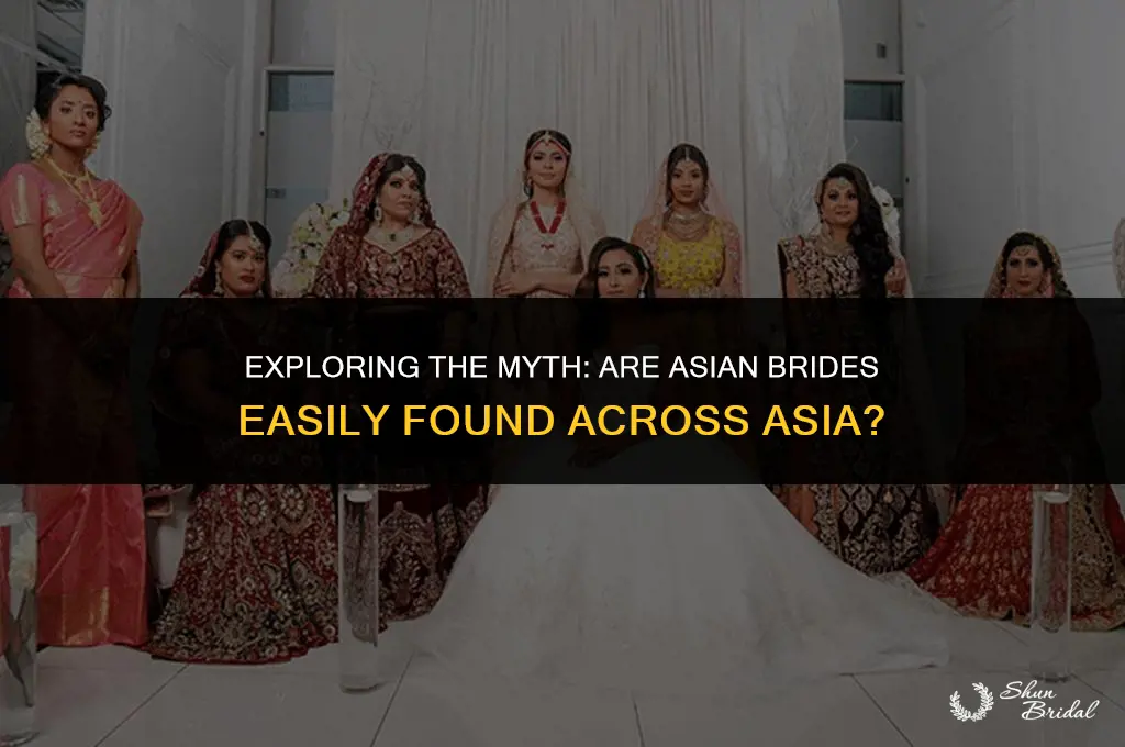 are asian brides easily found in any country in asia