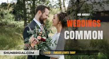 Summer Wedding Season: August's Popularity