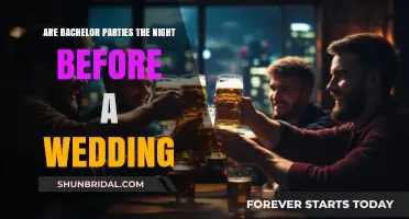 Bachelor Parties: Should They Be Held the Night Before the Wedding?