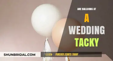 Balloons at Weddings: Tacky or Tasteful?