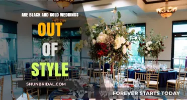 Black and Gold Weddings: Timeless or Tired?