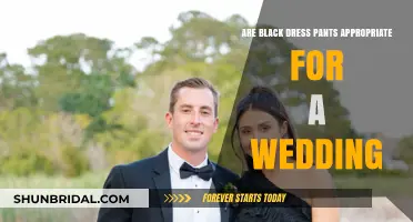 Black Dress Pants: Wedding-Appropriate or Not?