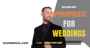 Black Suits: Wedding Wear or a Faux Pas?