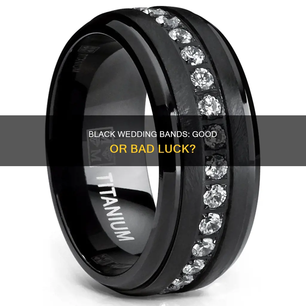 are black wedding bands bad luck