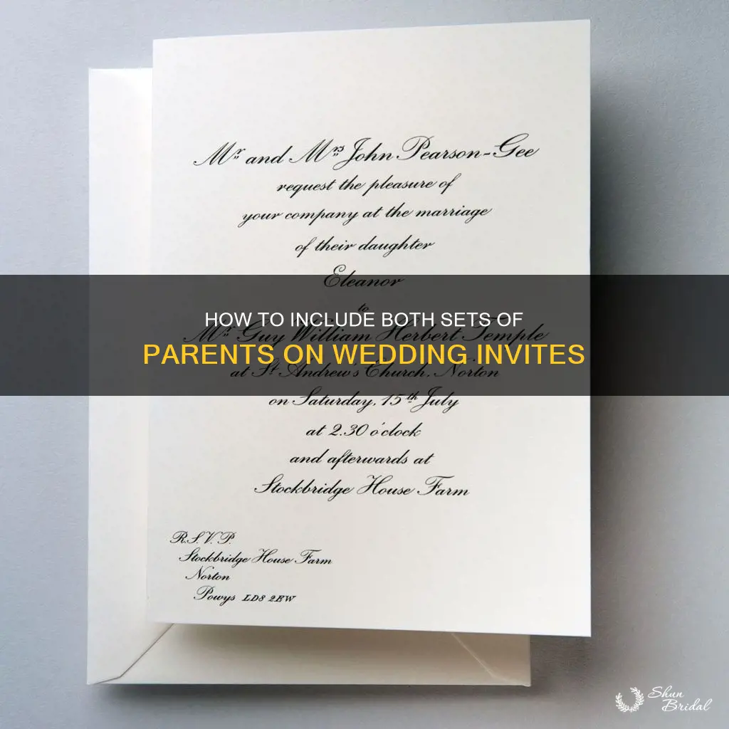 are both sets of parents listed on wedding invitations