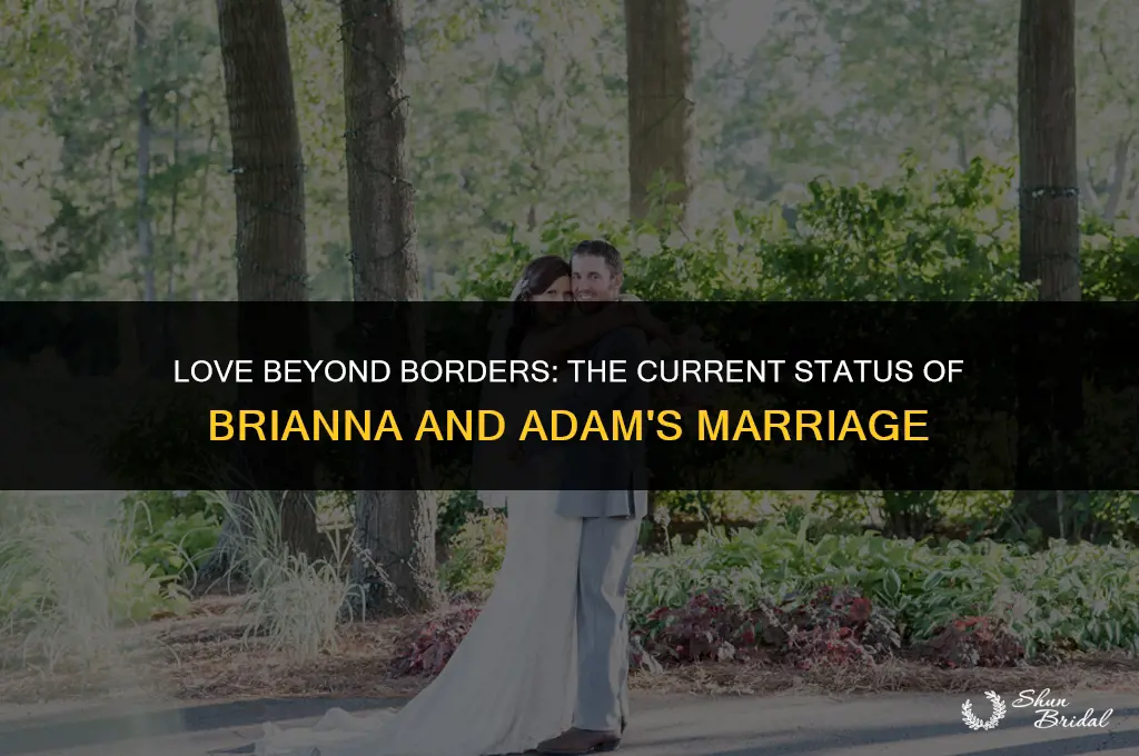 are briana and adam from bride and prejudice still married