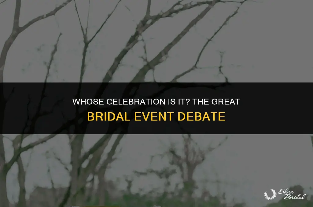 are bridal events for the bride or couple