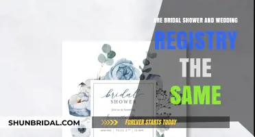 Bridal Shower and Wedding Registry: What's the Difference?