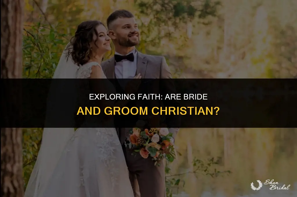 are bride and groom christian