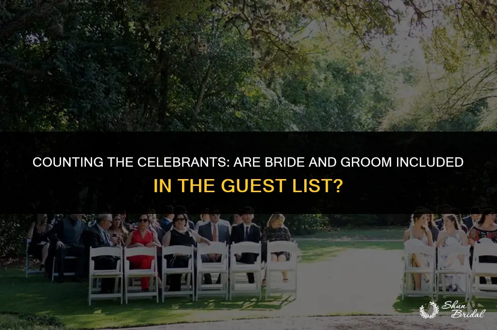 are bride and groom included in guest count
