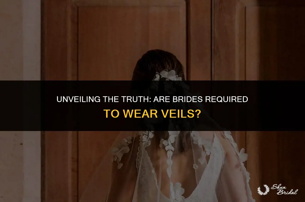 are brides required to wear veils