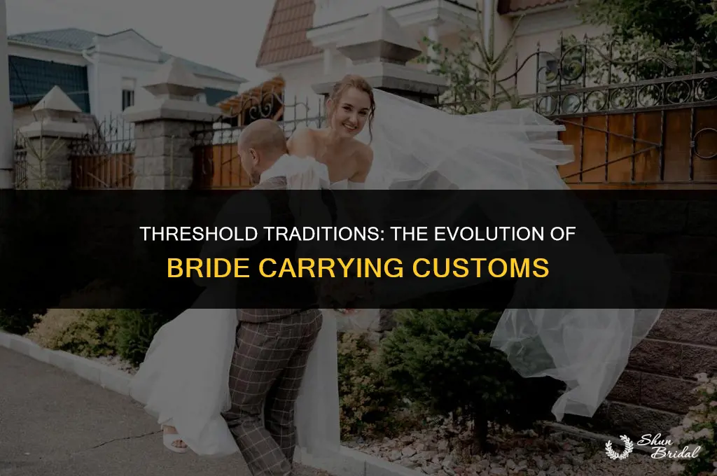 are brides still carried over threshold