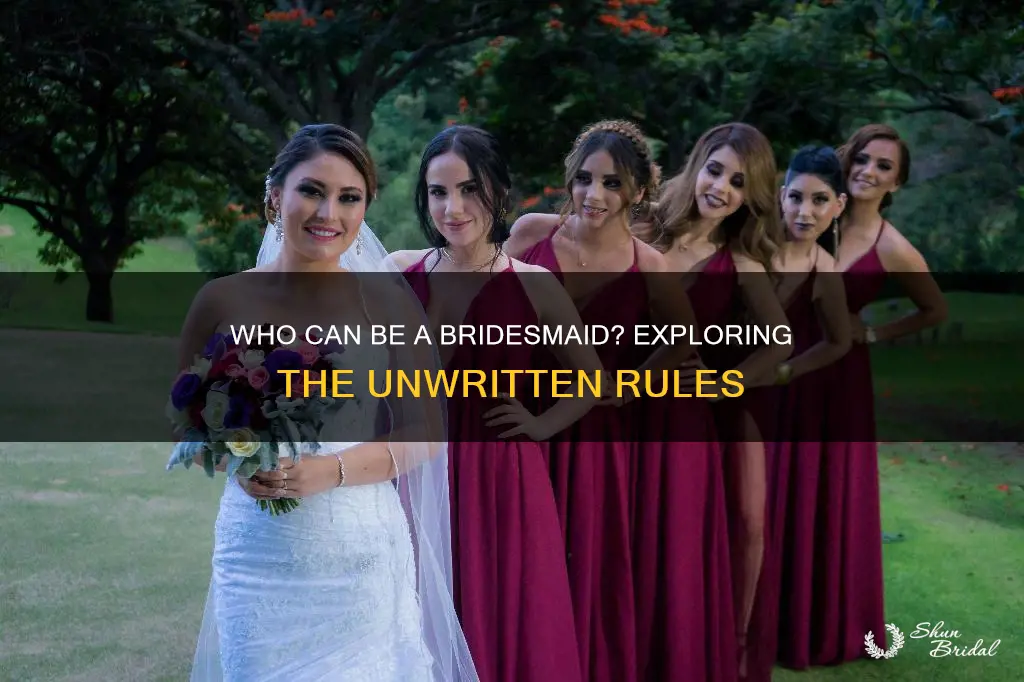 are bridesmaids supposed to be unmarried