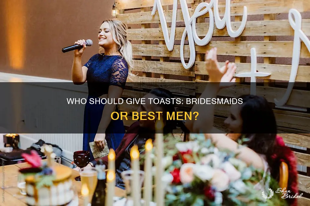 are bridesmaids supposed to give toasts at wedding reception