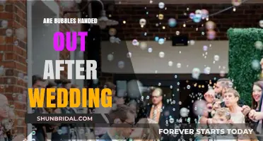 Bubbles After the Wedding: A Sentimental Send-Off