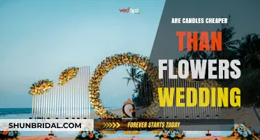 Candles or Flowers: Which Wedding Decor is More Affordable?