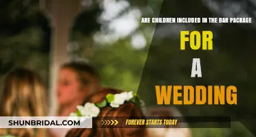 How Bar Packages for Weddings Work: Children Included?